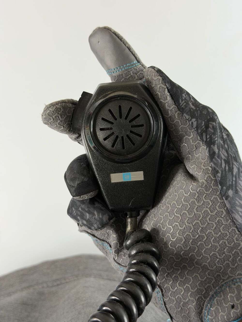 Vintage GM General Motors CB Radio Microphone Handheld Mic Coiled Cord Cut